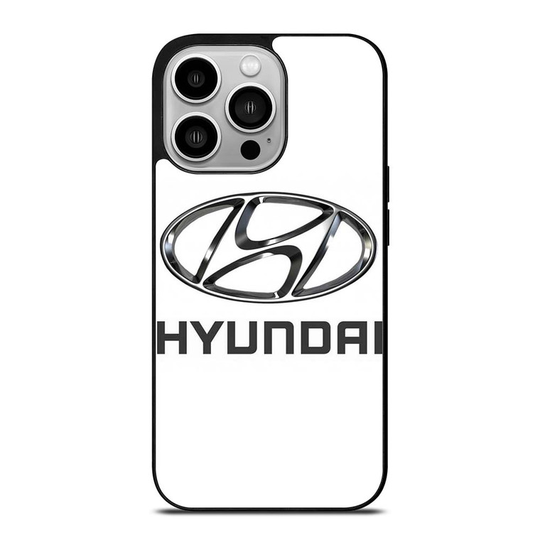HYUNDAI MOTORS WHITE iPhone 14 Pro Case Cover