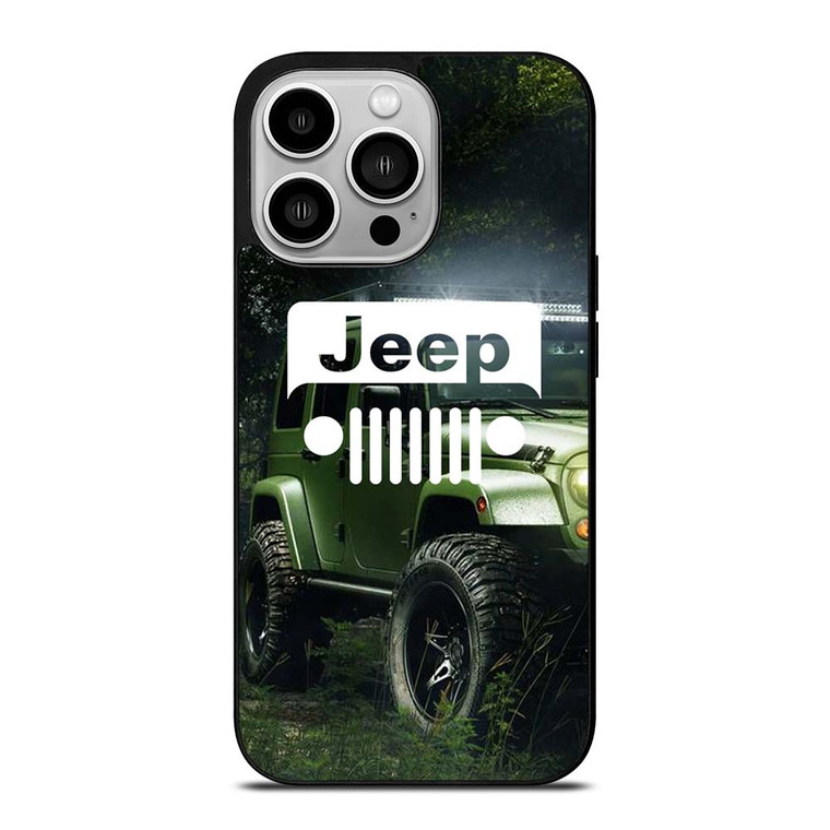 JEEP IN JUNGLE iPhone 14 Pro Case Cover