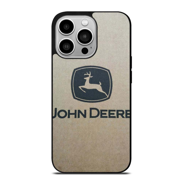 JOHN DEERE METAL LOGO iPhone 14 Pro Case Cover