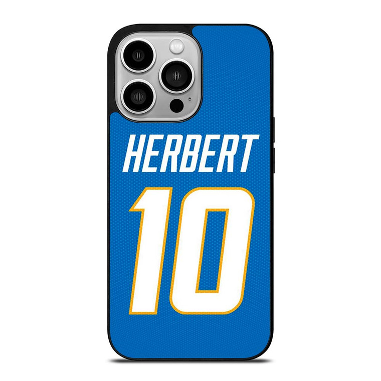 JUSTIN HERBERT LOS ANGELES CHARGERS NFL iPhone 14 Pro Case Cover