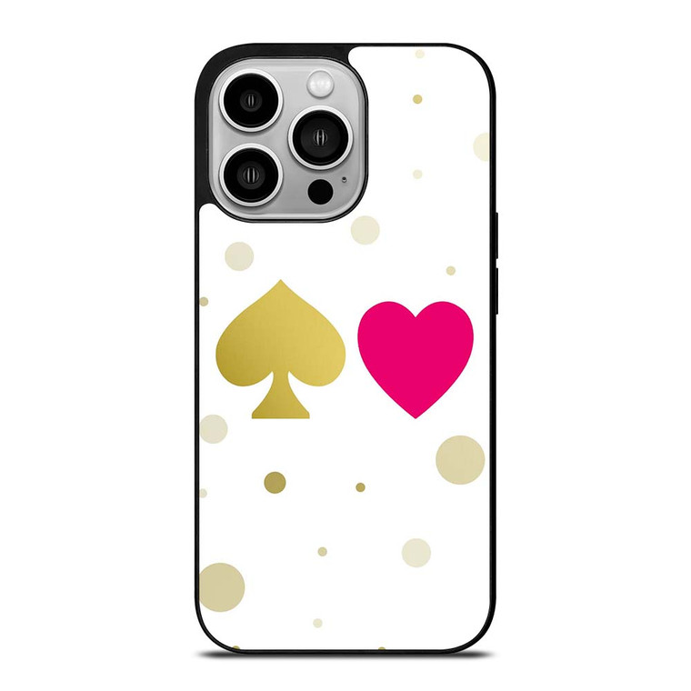 KATE SPADE AND HEART NEW YORK LOGO iPhone 14 Pro Case Cover