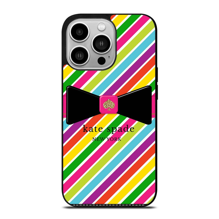 KATE SPADE COLORFUL STRIPE iPhone 14 Pro Case Cover