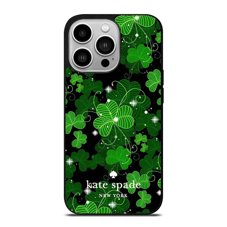 KATE SPADE GREEN LEAFS iPhone 14 Pro Case Cover