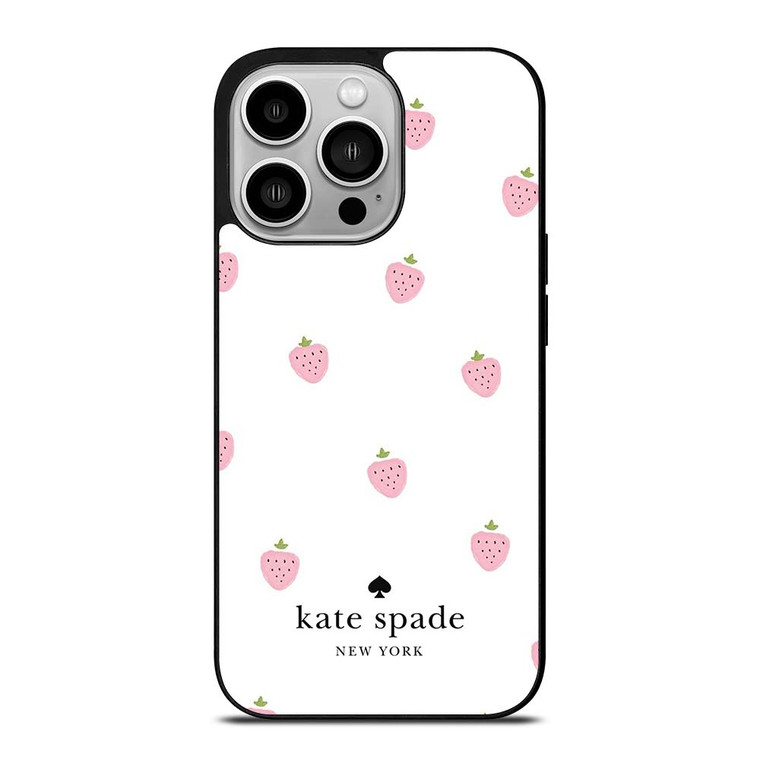 KATE SPADE NEW YORK PINK STRAWBERRY iPhone 14 Pro Case Cover