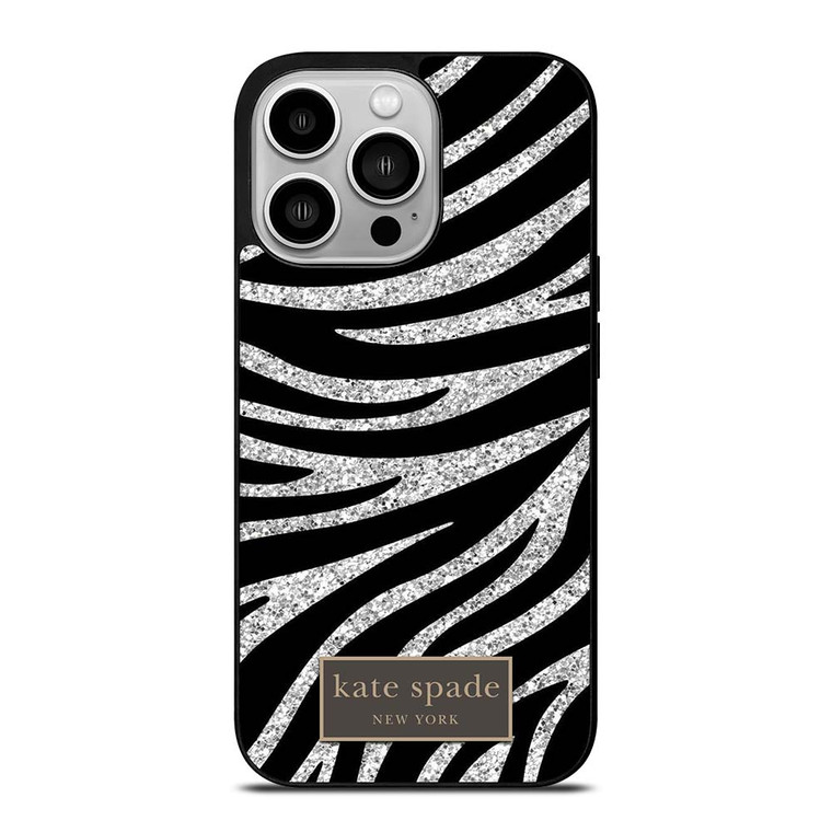 KATE SPADE NEW YORK ZEBRA PATTERN iPhone 14 Pro Case Cover