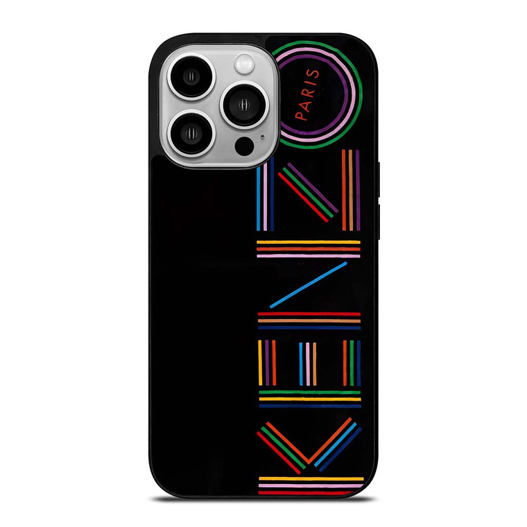 KENZO PARIS COLORFUL LOGO iPhone 14 Pro Case Cover