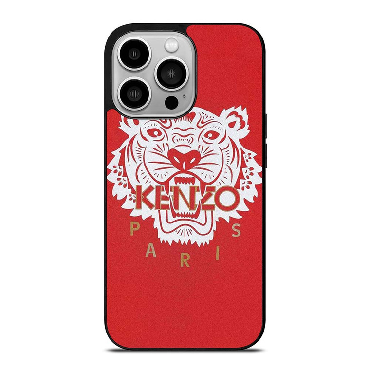 KENZO PARIS TIGER RED iPhone 14 Pro Case Cover