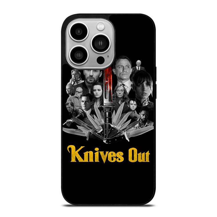 KNIVES OUT MOVIES ALL CAST iPhone 14 Pro Case Cover