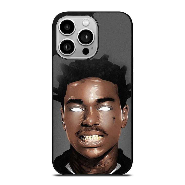 KODAK BLACK RAPPER CARTOON 2 iPhone 14 Pro Case Cover