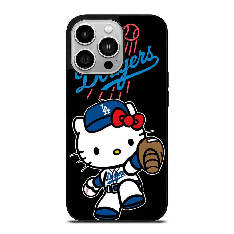 LA DODGERS HELLO KITTY BASEBALL iPhone 14 Pro Case Cover