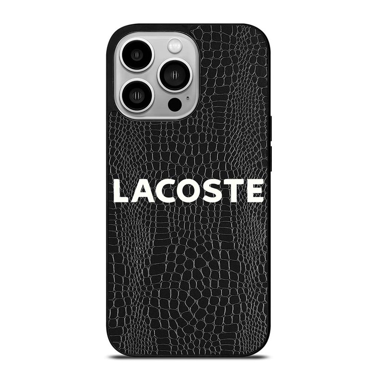 LACOSTE CROCODILE SKIN iPhone 14 Pro Case Cover