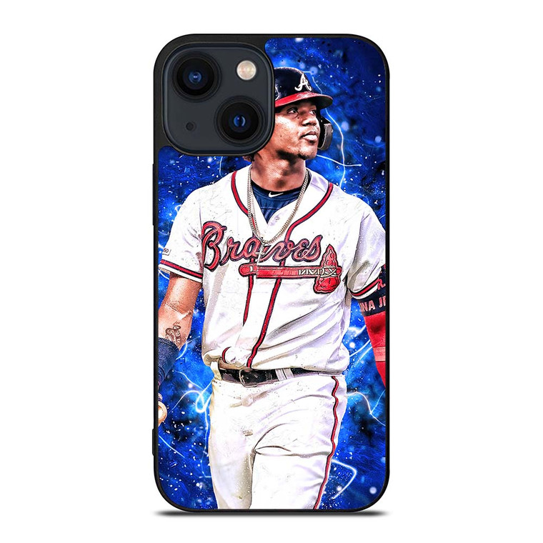 ACUNA JR ATLANTA BRAVES ART MLB iPhone 14 Plus Case Cover