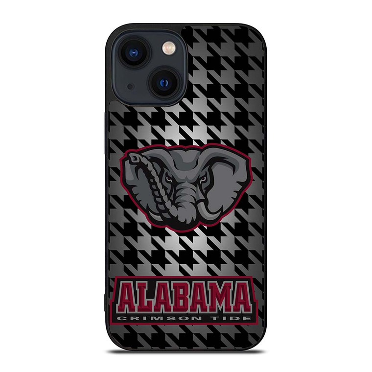 ALABAMA CRIMSON FOOTBALL SYMBOL iPhone 14 Plus Case Cover ALABAMA CRIMSON FOOTBALL SYMBOL iPhone 14 Plus Case Cover