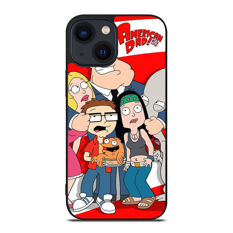 AMERICAN DAD USA FLAG iPhone 14 Plus Case Cover