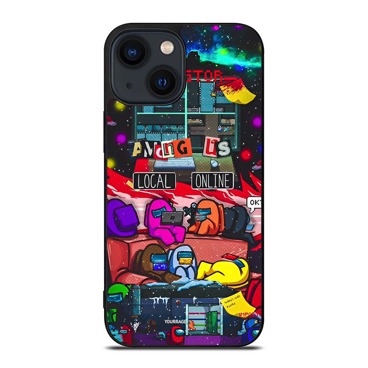 AMONG US LOCAL ONLINE iPhone 14 Plus Case Cover