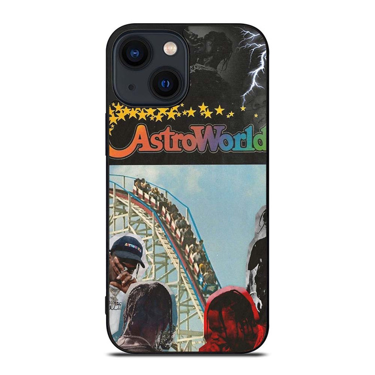 ASTROWORLD TRAVIS SCOTT COLLAGE iPhone 14 Plus Case Cover ASTROWORLD TRAVIS SCOTT COLLAGE iPhone 14 Plus Case Cover