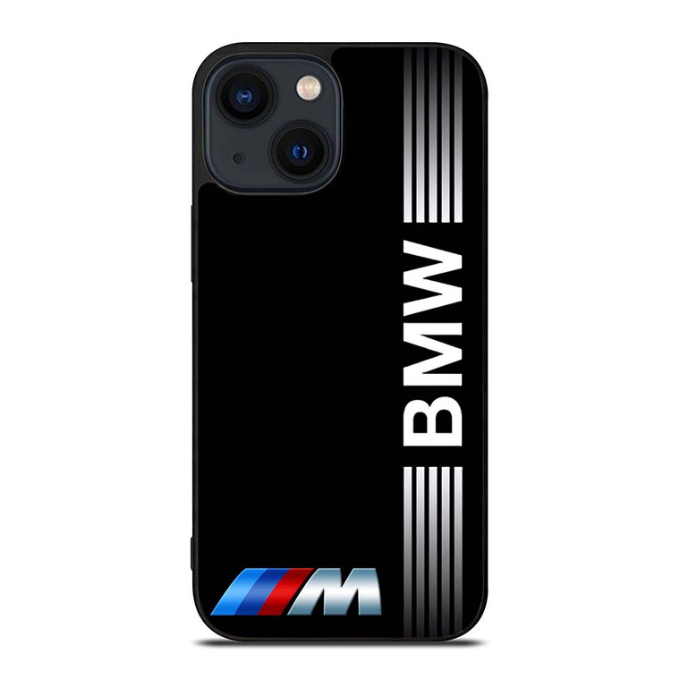 BMW M PERFORMANCE STRIPE LOGO iPhone 14 Plus Case Cover