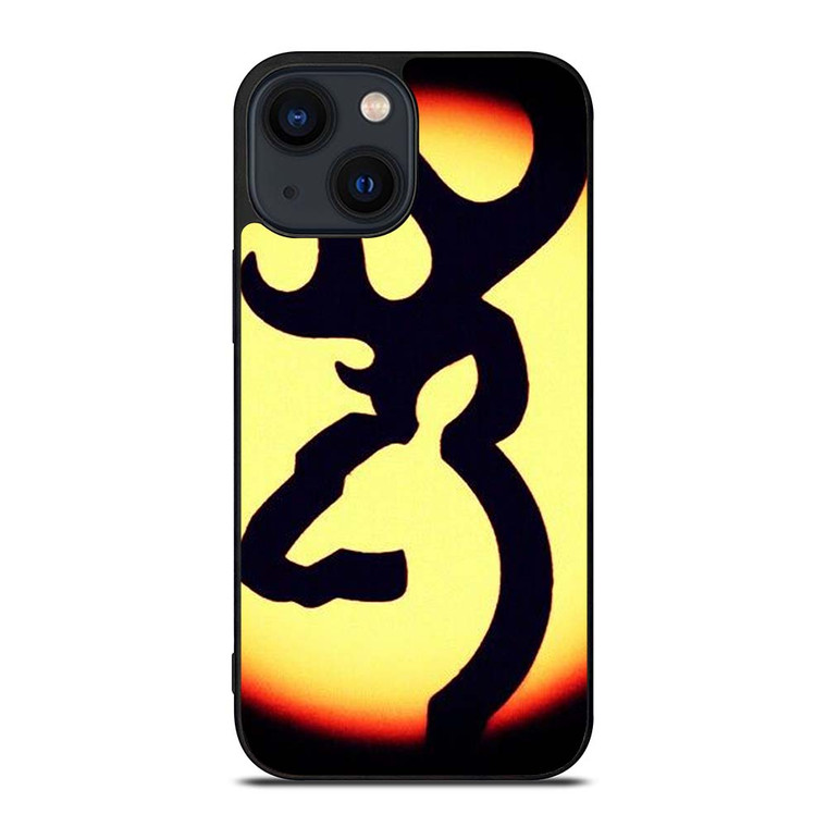 BROWNING SILHOUETTE LOGO iPhone 14 Plus Case Cover