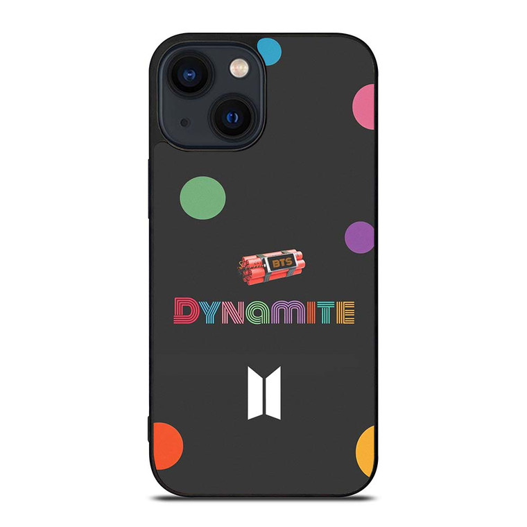 BTS DYNAMITE POLKADOTS iPhone 14 Plus Case Cover BTS DYNAMITE POLKADOTS iPhone 14 Plus Case Cover