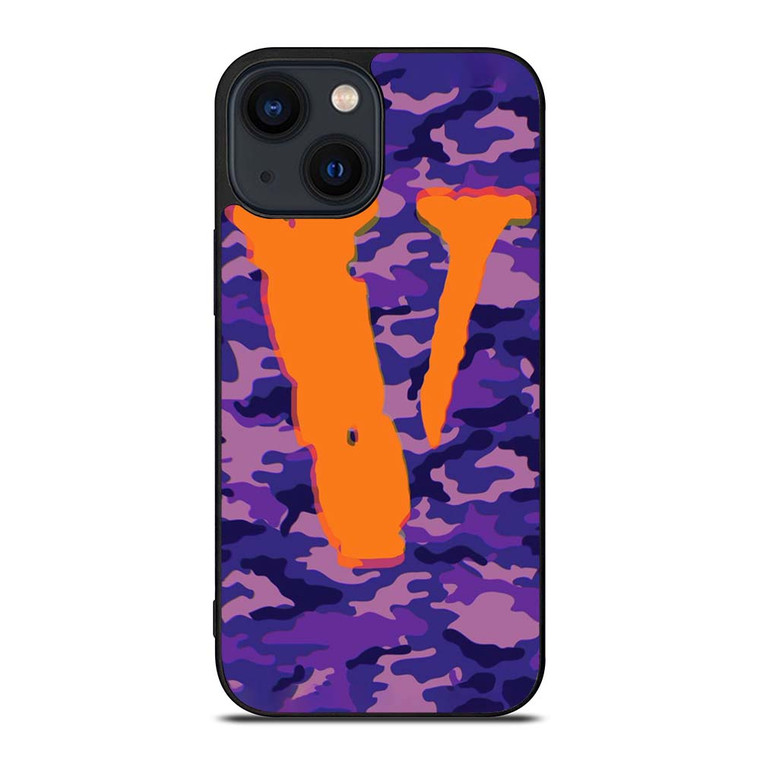 CAMO VLONE LOGO iPhone 14 Plus Case Cover
