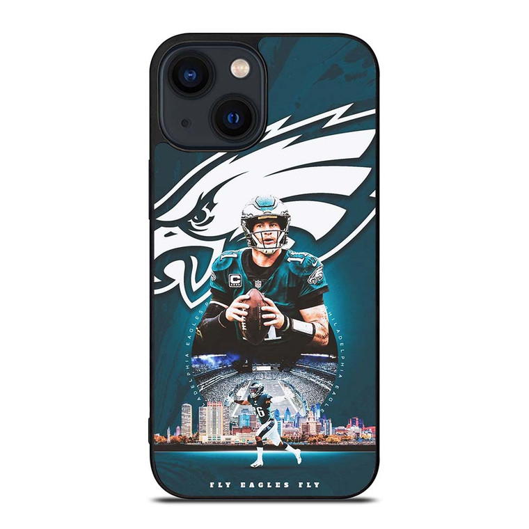 CARSON WENTZ PHILADELPHIA EAGLES NFL iPhone 14 Plus Case Cover