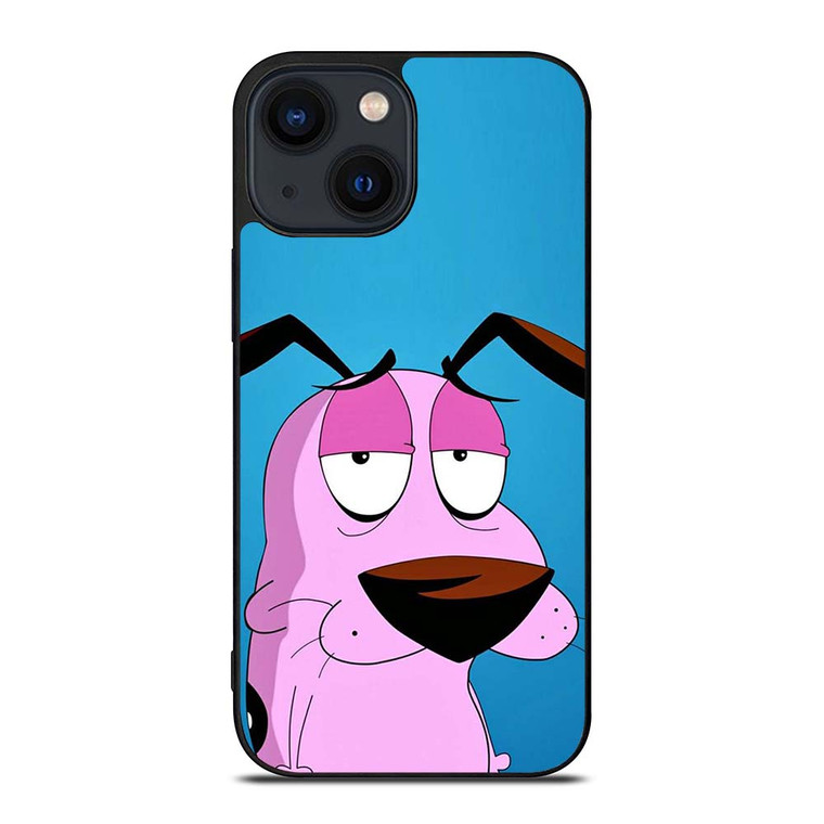 CARTOON COURAGE THE COWARDLY DOG iPhone 14 Plus Case Cover