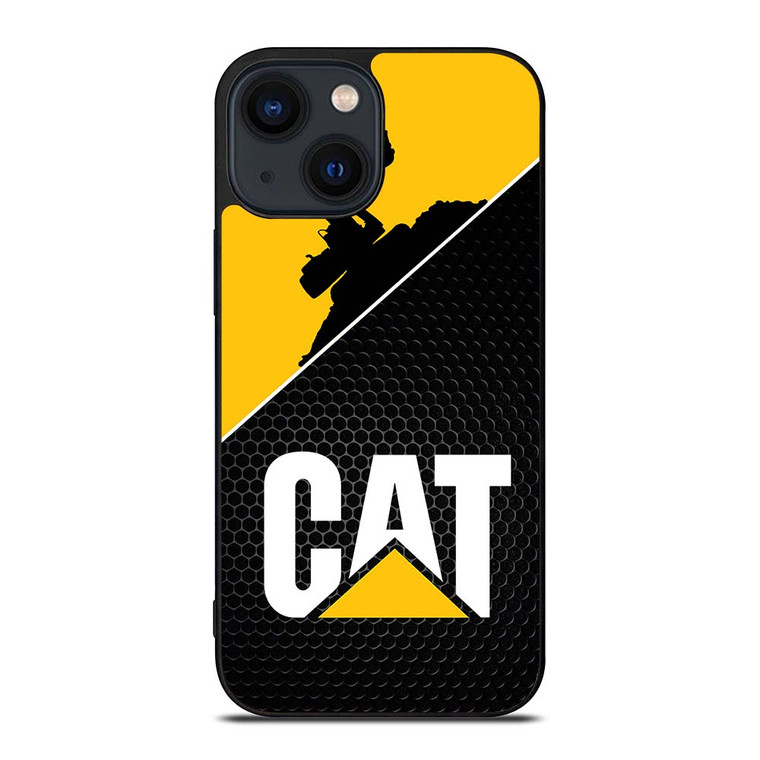 CATERPILLAR EXCAVATOR PATE LOGO iPhone 14 Plus Case Cover