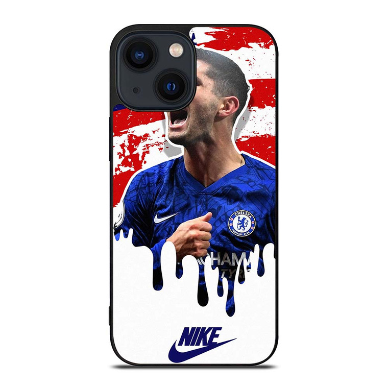 CHRISTIAN PULISIC USA FLAG NIKE iPhone 14 Plus Case Cover
