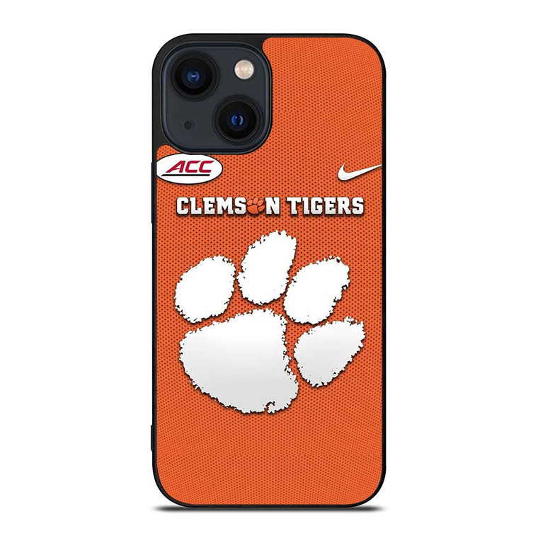 CLEMSON TIGERS CLAWS iPhone 14 Plus Case Cover