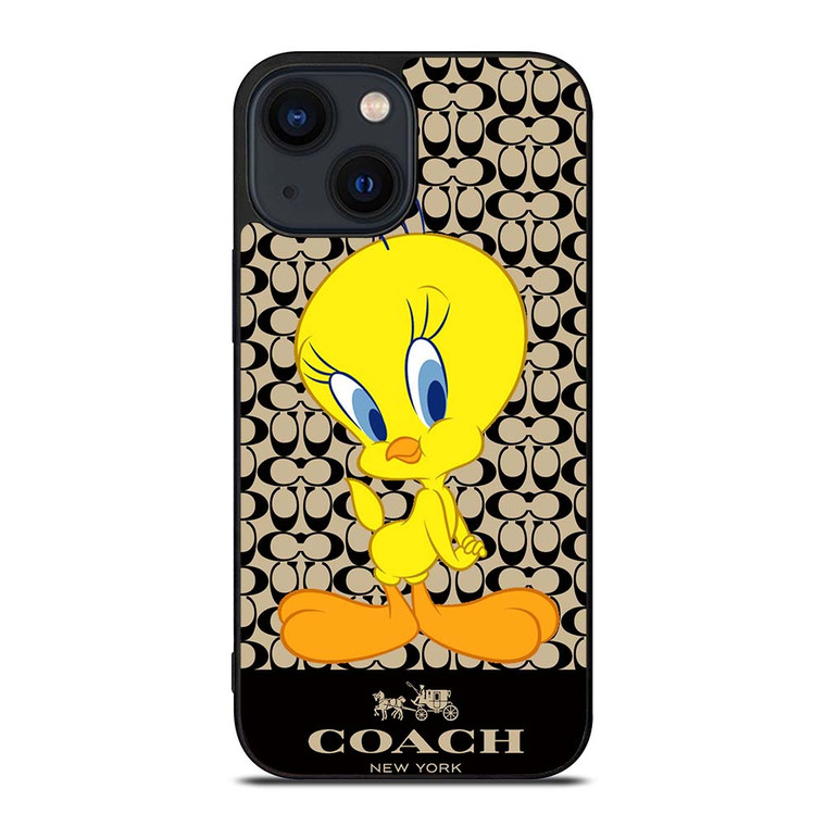 COACH NEW YORK TWEETY BIRD iPhone 14 Plus Case Cover