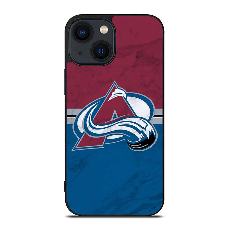 COLORADO AVALANCHE MARBEL iPhone 14 Plus Case Cover