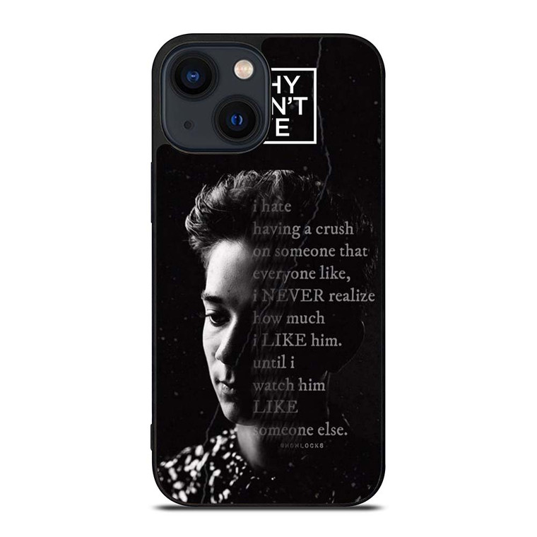 CORBYN BESSON WHY DON'T WE QUOTE iPhone 14 Plus Case Cover