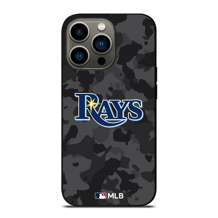 TAMPA BAY RAYS BASEBALL BLACK CAMO iPhone 13 Pro Case Cover