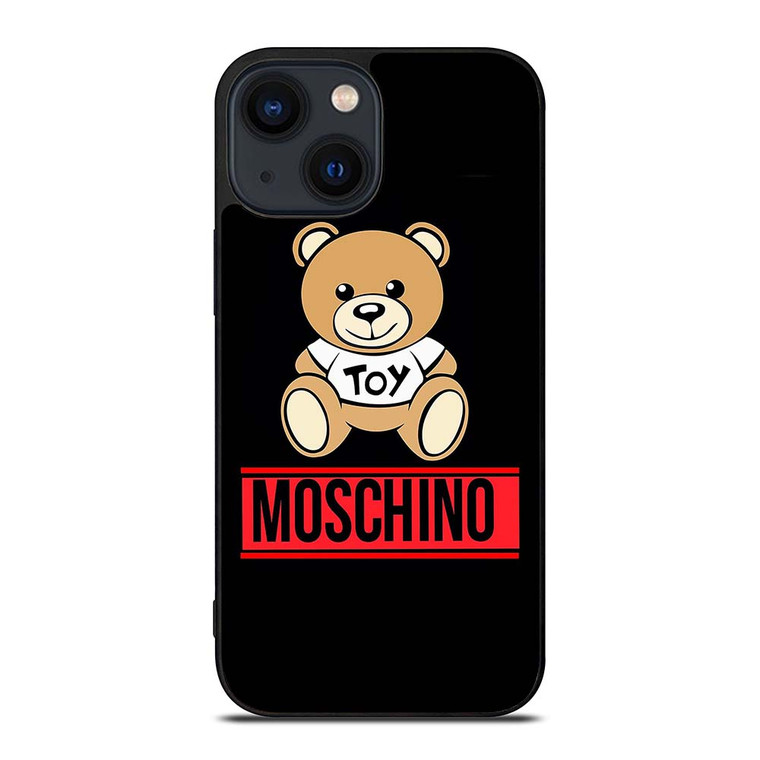 CUTE MOSCHINO TEDDY BEAR iPhone 14 Plus Case Cover
