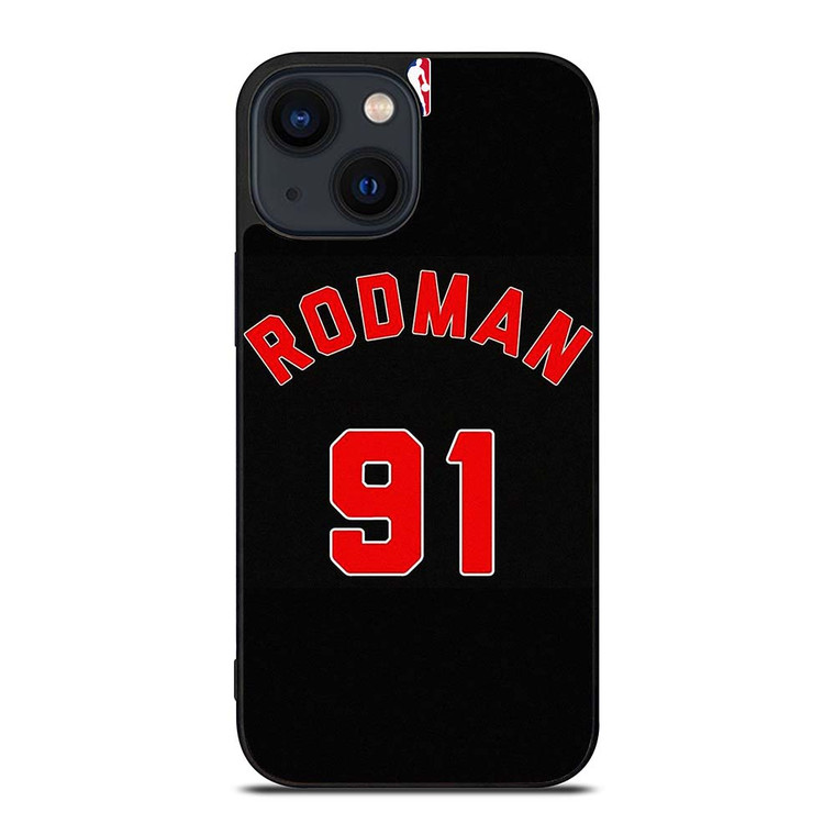 DENNIS RODMAN CHICAGO BULLS iPhone 14 Plus Case Cover