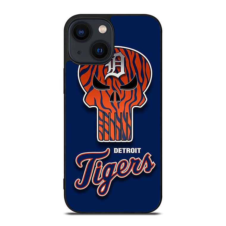 DETROIT TIGERS SKULL LOGO iPhone 14 Plus Case Cover