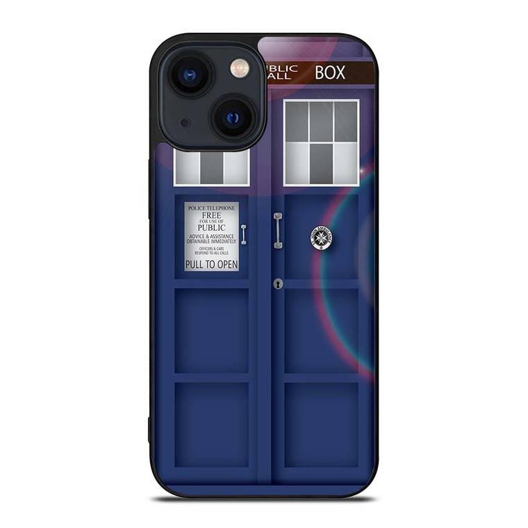 DOCTOR WHO PUBLIC CALL BOX iPhone 14 Plus Case Cover