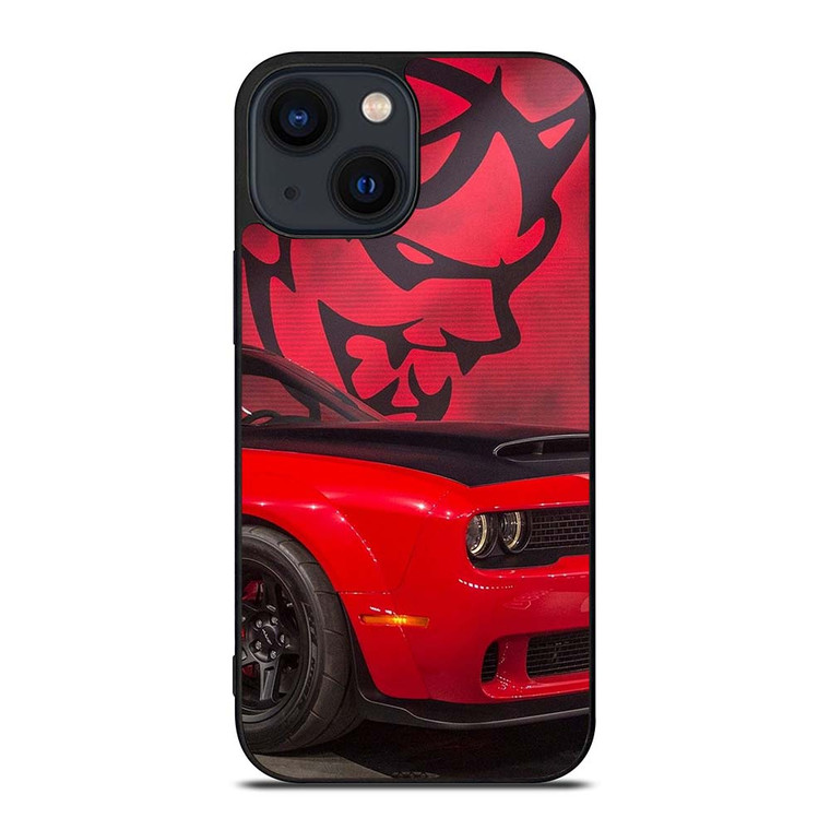 DODGE CAR DEMON LOGO iPhone 14 Plus Case Cover DODGE CAR DEMON LOGO iPhone 14 Plus Case Cover