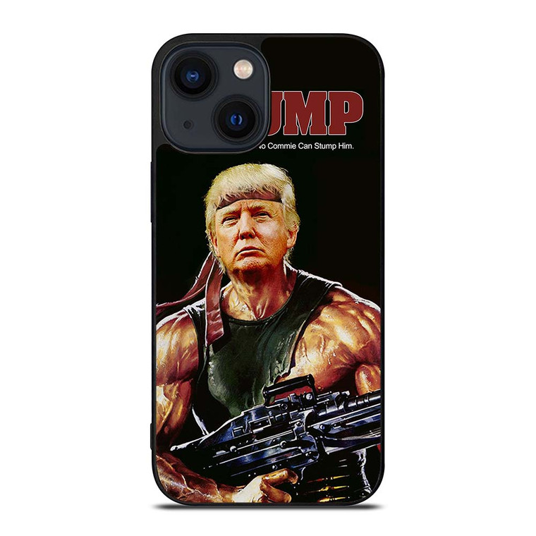 DONALD TRUMP RAMBO iPhone 14 Plus Case Cover