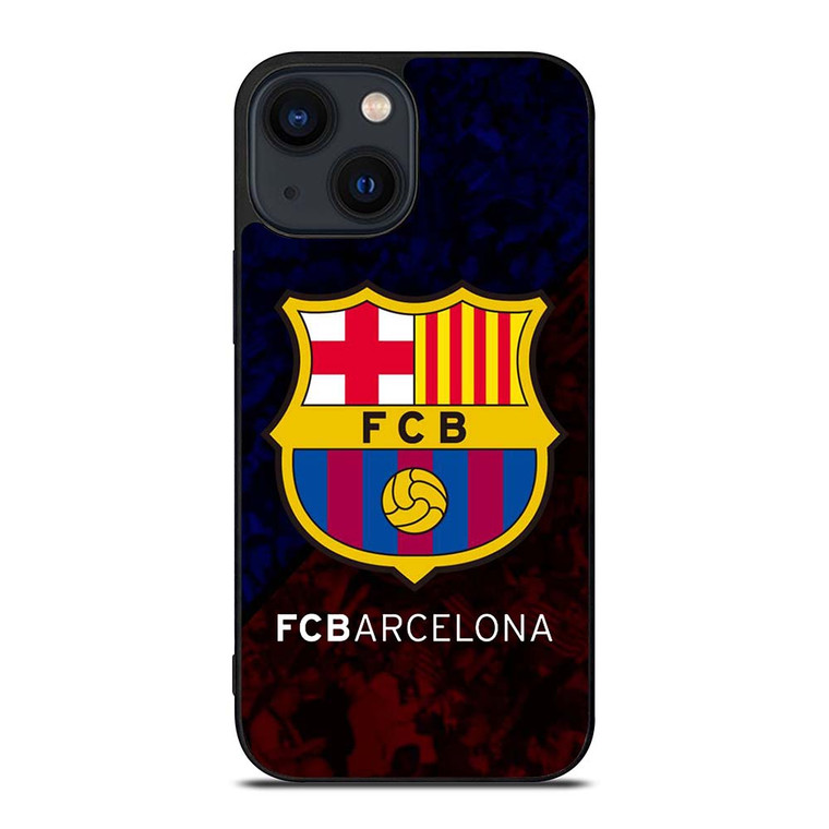 FC BARCELONA LOGO FOOTBALL iPhone 14 Plus Case Cover