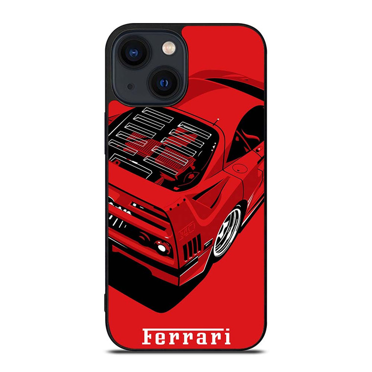 FERRARI F40 ILLUSTRATION iPhone 14 Plus Case Cover