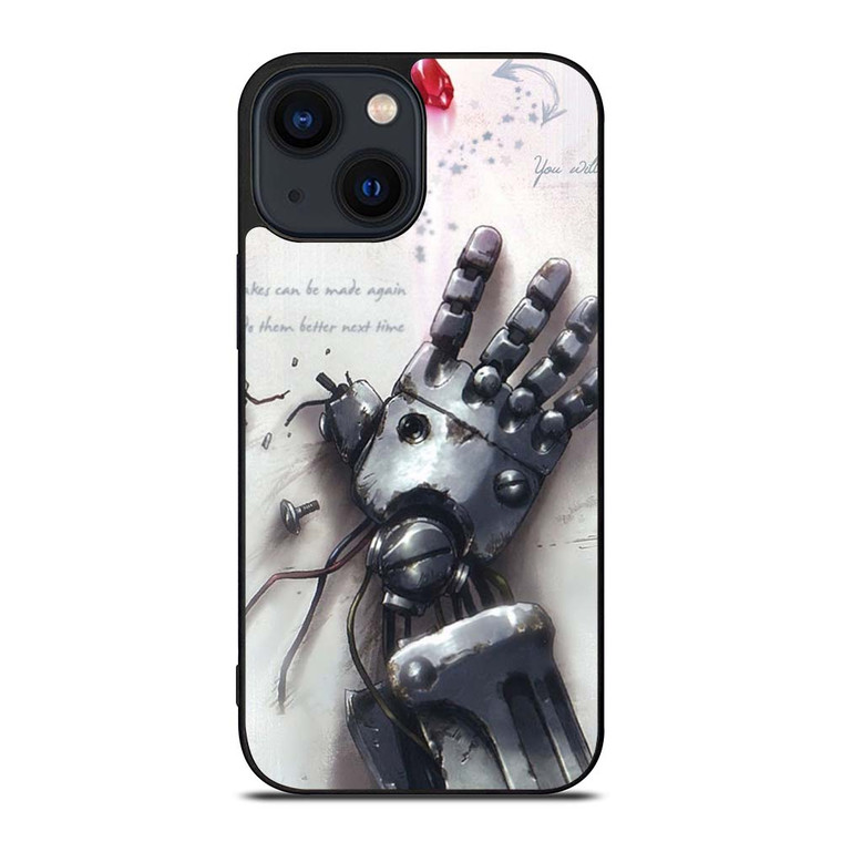 FULLMETAL ALCHEMIST QUOTE iPhone 14 Plus Case Cover