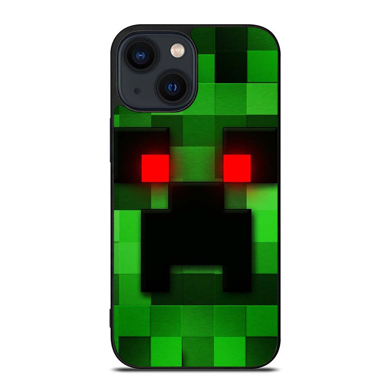 GAME MINECRAFT CREEPER iPhone 14 Plus Case Cover