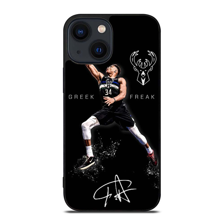 GIANNIS ANTETOKOUNMPO MILWAUKEE BUCKS iPhone 14 Plus Case Cover