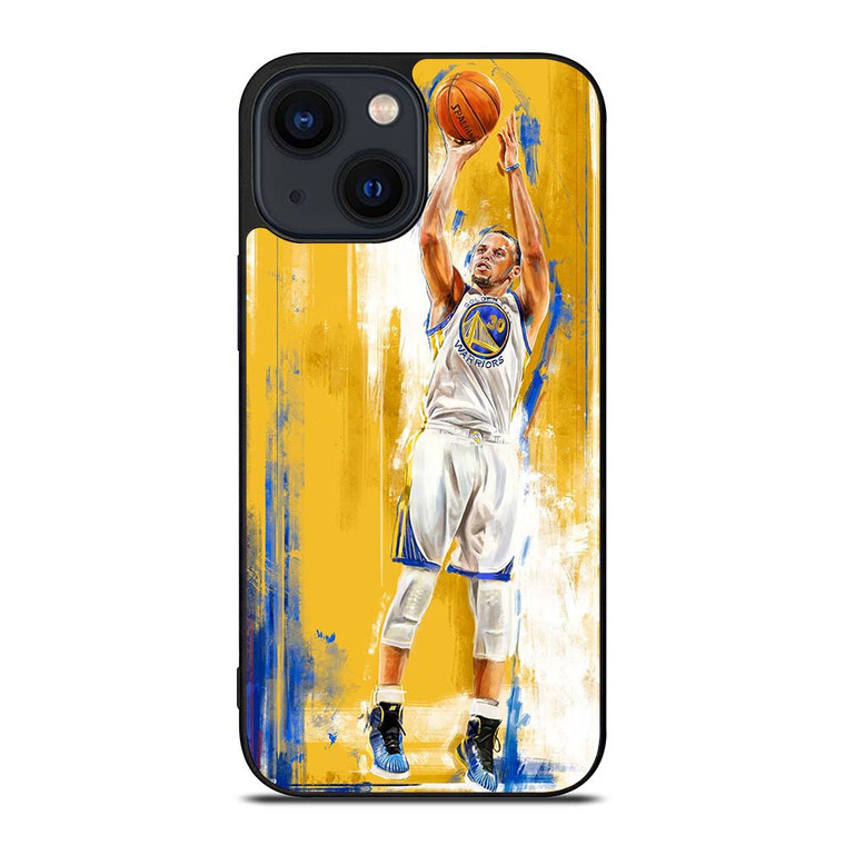 GOLDEN STATE STEPHEN CURRY YELLOW BASKET iPhone 14 Plus Case Cover