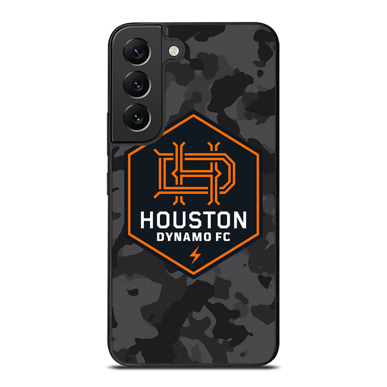 HOUSTON DYNAMO FC MLS BLACK CAMO Samsung Galaxy S22 Plus Case Cover