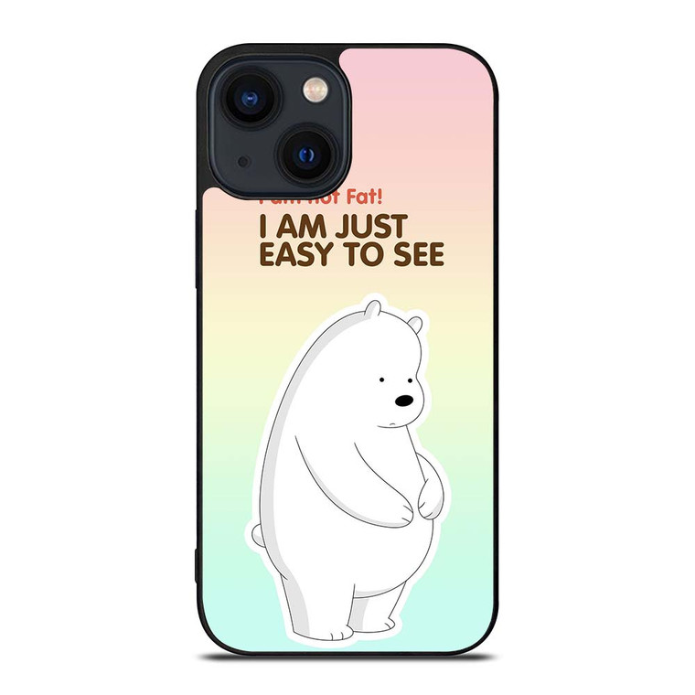ICE BEAR WE BARE BEARS CARTOON iPhone 14 Plus Case Cover