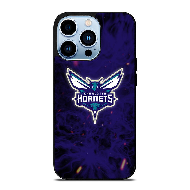 CHARLOTTE HORNETS BASKETBALL NBA FIRE iPhone 13 Pro Max Case Cover