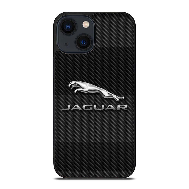 JAGUAR LOGO CARBON iPhone 14 Plus Case Cover