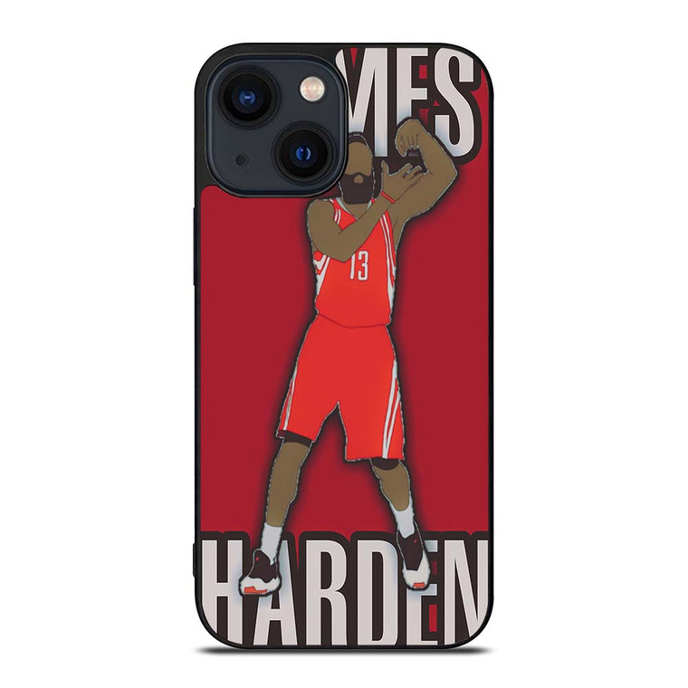 JAMES HARDEN HOUSTON ROCKETS CARTOON iPhone 14 Plus Case Cover